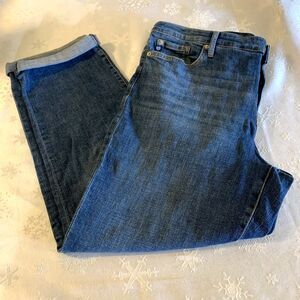 Ralph Lauren Chaps Slim Boyfriend Jeans Stretch Denim Sz 36x28